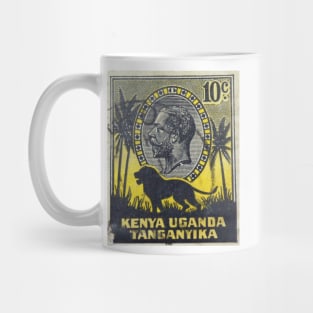 Kenya, Uganda, and Tanganyika Stamp Mug